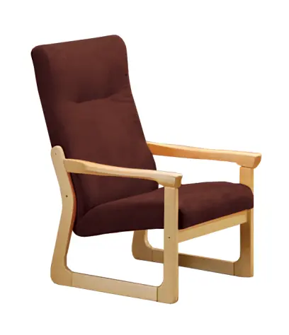 BE - 1 křeslo, koženka ROXA 40.90 - koženka hnědá